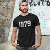 ФУТБОЛКА 1979 - ретро 70-х подарок на день рождения папа мама год рождения дата унисекс винтаж Унисекс Футболка