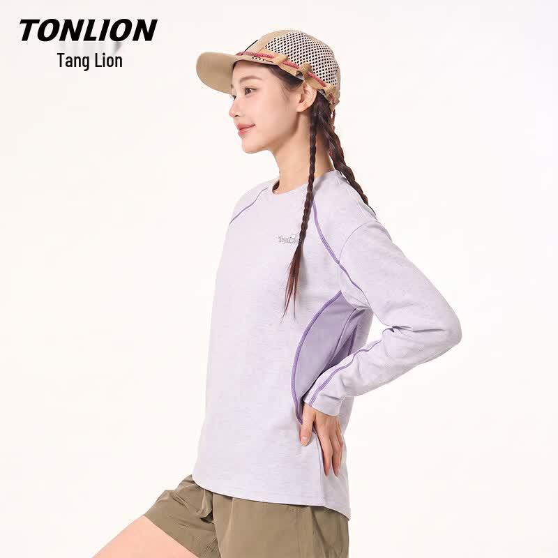 Женская футболка TonLion с эффектом охлаждения, с длинным рукавом