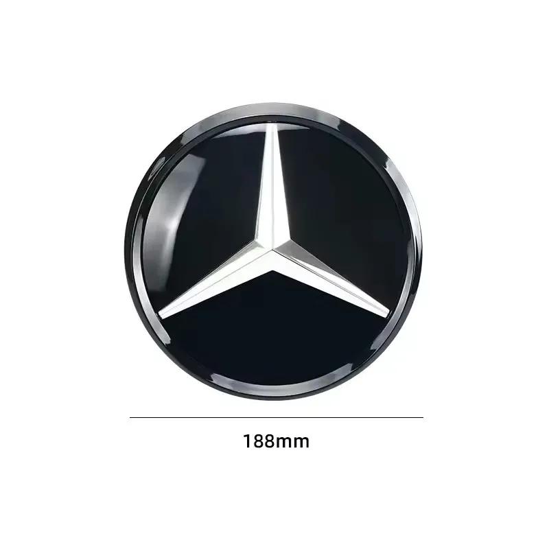 3D 188мм Передняя решетка Звезда Логотип Для Mercedes-Benz Шильдик Класс C 2014-2018 GLS 2013-2017 Класс A amg