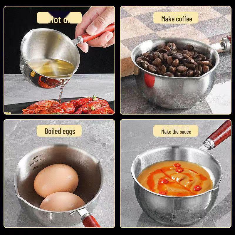 Немецкая мини-масленка из толстой нержавеющей стали 316