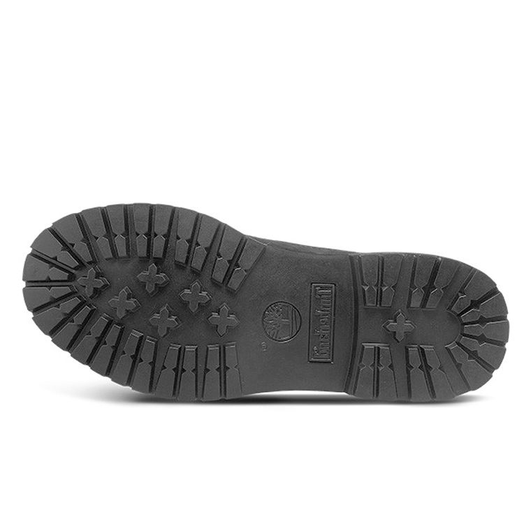 Timberland Женские непромокаемые ботинки-чукка Nellie 6 дюймов, переливающиеся, черная нубуковая кожа A24KH
