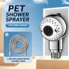 Detachable Pet Bath Nozzle Adjustable Dog Shower Head Pet Shower Sprayer  Pet Bathing Tools