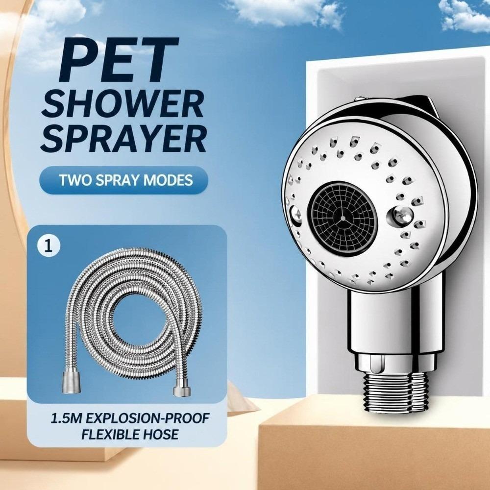 Detachable Pet Bath Nozzle Adjustable Dog Shower Head Pet Shower Sprayer Pet Bathing Tools