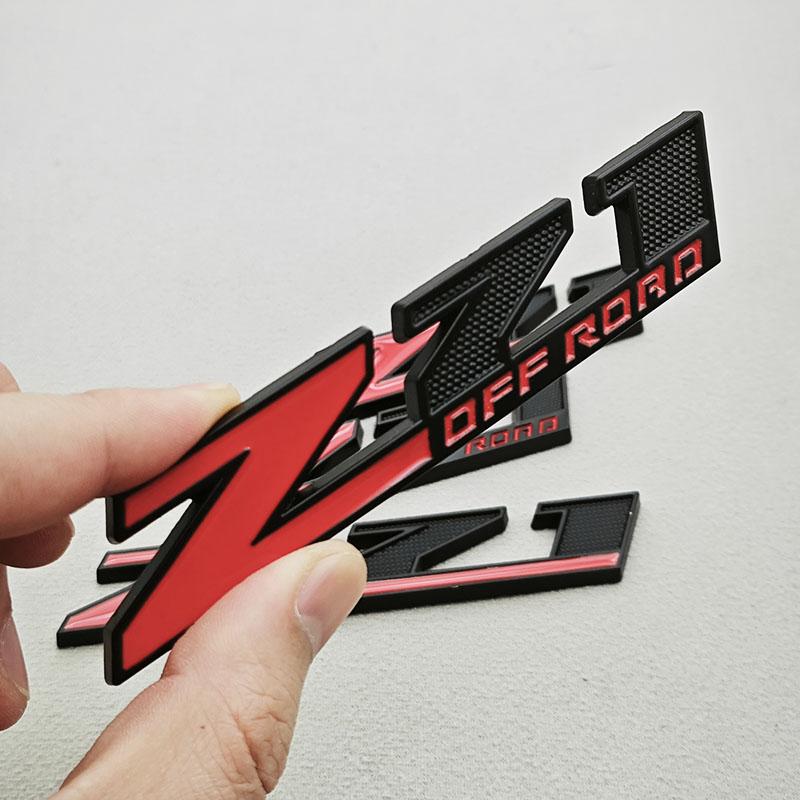 3D Metal Car Styling Logo Z71 Z71 OFF ROAD Badge Emlem Sticker For Chevrolet Tahoe Colorado Cheyenne Chevy Silverado Accessories