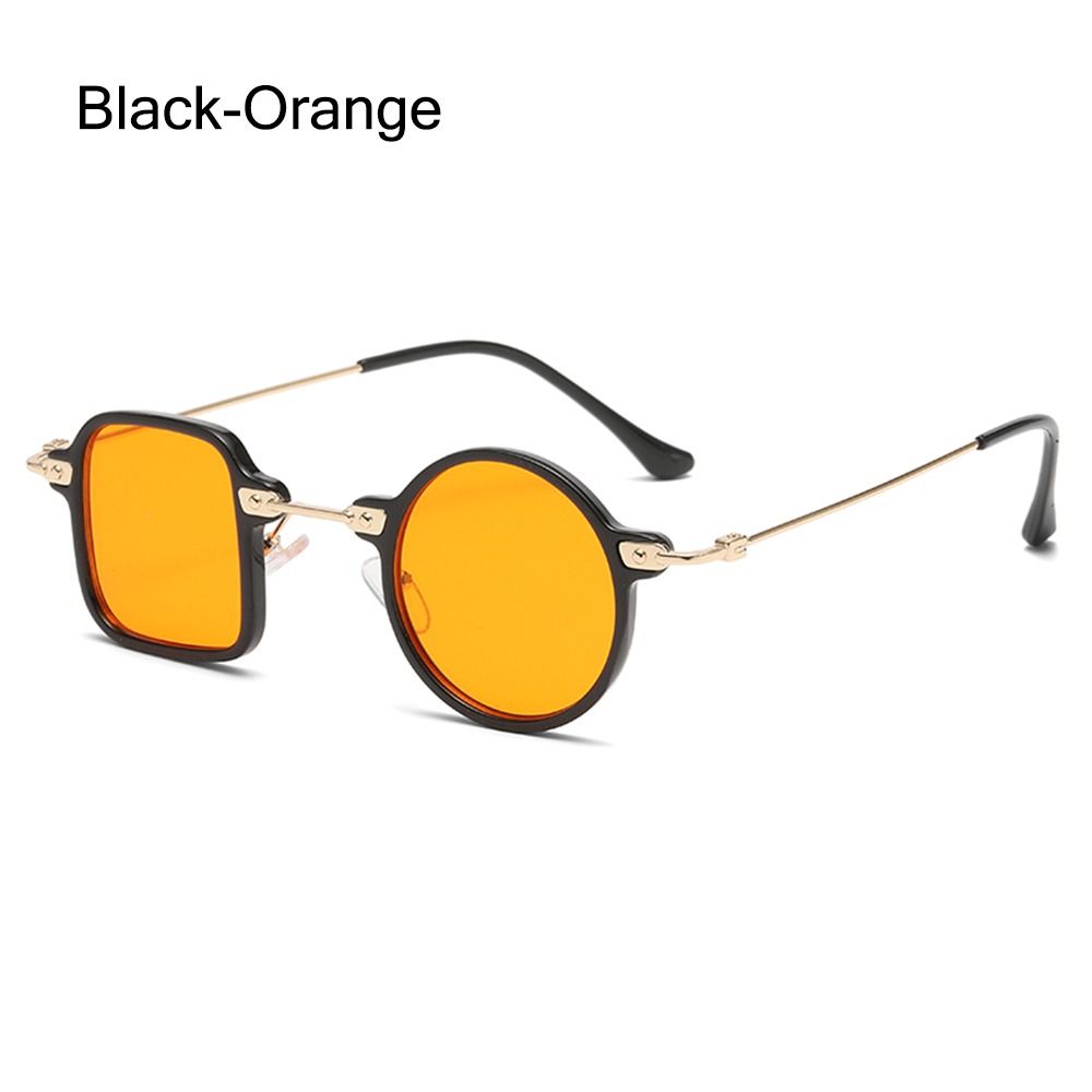 UV400 Square Round Sunglasses Unique Men Punk Sun Glasses Vintage Ocean Lens Shades  for Women