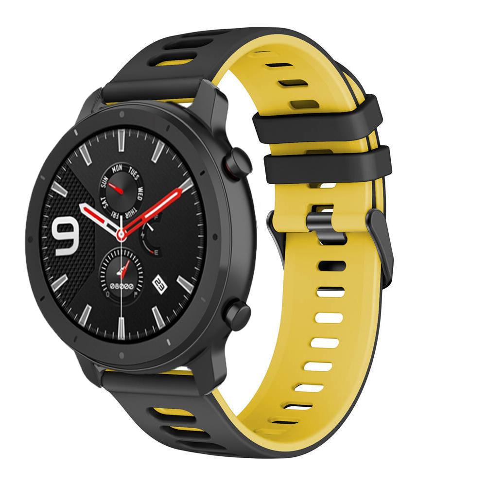 20 22mm Silicone Strap for Huami Amazfit GTR 47mm/4/3/Pro 2 2e Sport Watchband for Amazfit Pace Stratos 3 2 2S/Balance/GTS4 Band