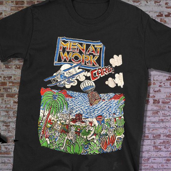 Vintage Men At Work Band Shirt Short Sleeve Full Size S to 5XL SEG_218 Unisex T-Shirt
