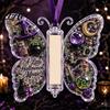 Rolled Bill Storage Container Acrylic Butterfly Christmas Halloween Ornament Cash Gift Money Holder with Clear Creative Present Box Compartment
