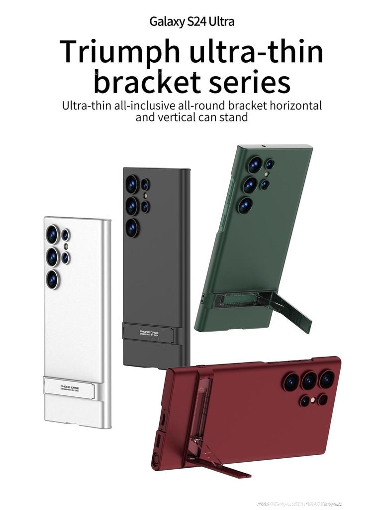 Чехол для телефона Samsung S24 Ultra с регулируемой подставкой Triumph, ультратонкий, однотонный, защита от падений