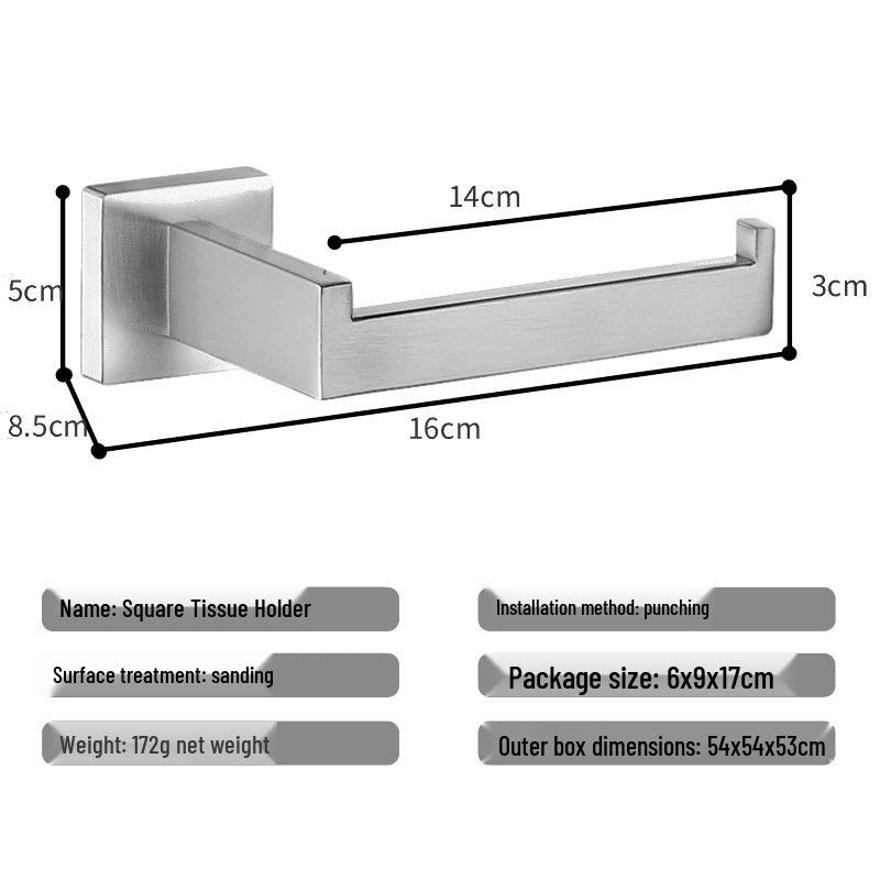 Black Bathroom Hardware Set: Towel Bar, Toilet Paper Holder, Towel Ring, Coat Hook, Storage Rack