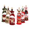 Рождественская крышка для бутылки вина Веселые рождественские украшения для дома 2025 Рождественские украшения Xmas Navidad Natal Подарки Новый год 2025