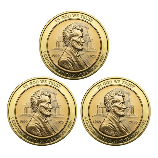 1/2/3 шт. Последний цент Монета 'Конец эпохи' Пенни 1793-2025 Последний цент Коллекционная монета Сувенирный жетон Для любителей истории Памятный подарок