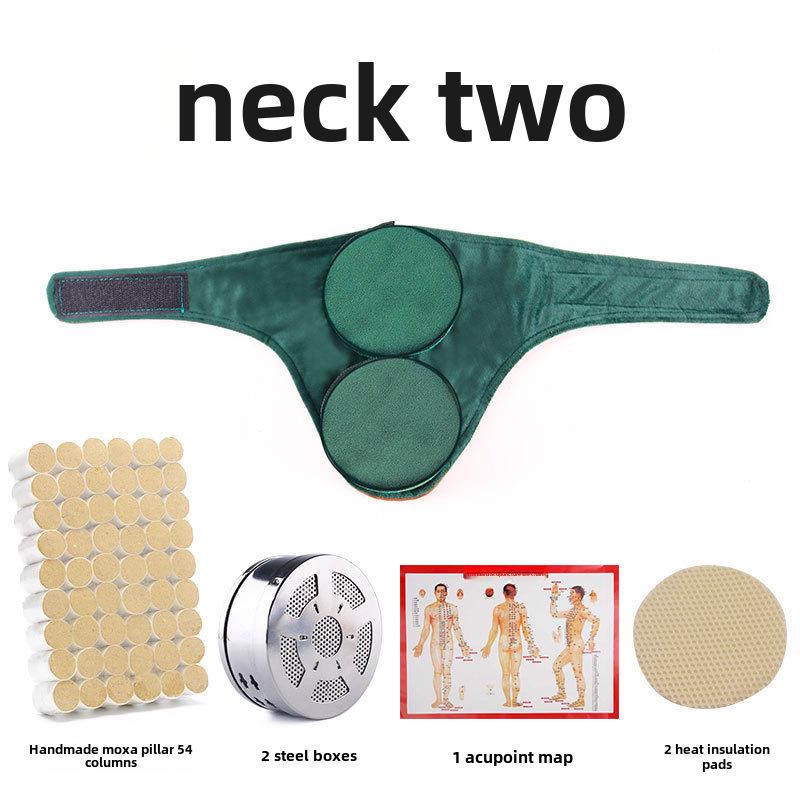 Portable Smokeless Moxibustion Set with Cloth Cover, Filter, Moxa Sticks, and Cones