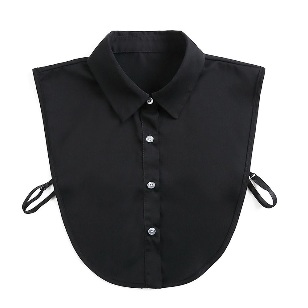 Винтажный шифоновый съемный воротник-стойка, блузка с ложным воротником, лацкан, аксессуары для одежды