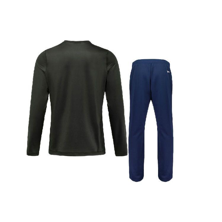Under Armour Однотонный свитер с круглым вырезом и длинными рукавами, прямые брюки со средней талией, повседневный спортивный комплект для мужчин 22600307-011+21500737-408