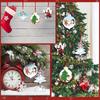 10Pcs Multishape Acrylic Christmas Ornaments Star Clear Circles Discs  Home Party Supplies