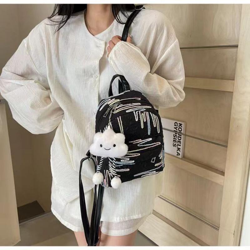 Очаровательный мини-рюкзак для весенних прогулок студенток - Сумка на плечо для мягкой девушки