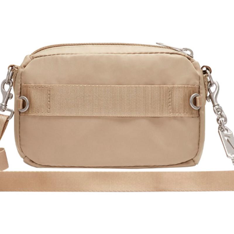 Nike Тканевая поясная сумка, ручная сумка, сумка через плечо, сумка кросс-боди, обычная, унисекс, пустынно-желтый, коричневый, лаймовый, серый, повседневная, CW9304-250