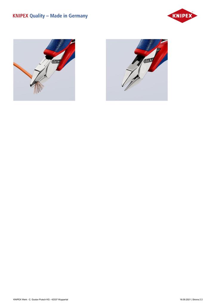 SIDE CUTTING PLIERS 115MM - KN 77 32 115