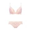 By Inner Set Dream Bra Bra Shorts Set Dream Daylily M019 E65M [Amostyle Triumph] Non-Wired & Women's (Pink)