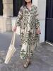 Plus Size Women's Bohemian Shirt Dress - Elegant & Loose Style (2024)
