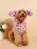 Pet Clothes for Dog Cat Puppy Tank Top with Cute Ear Hat Fuzzy Coat Sweatshirt Dog Outfits for Small Medium Dog for Autumn Wint
