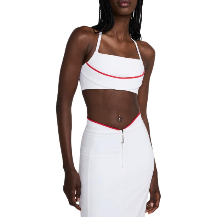 Спортивный бюстгальтер Jacquemus X Nike Азиатский размер S Белый FV5679-100