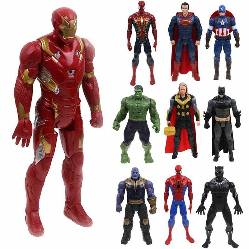 Stunning Avengers Infinity War Hulk Spiderman Thanos 12" Sounding Glowing Figure Toy Ideal Gift For Superhero Enthusiasts