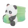 Panda Bamboo Pen Holder Cute Shape Large Capacity Resin Multipurpose Pen Pencil Holder for Home