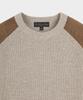 BROOKS BROTHERS [Heritage] Patch Pullover Sweater (Beige) (Bbwrmhf412)