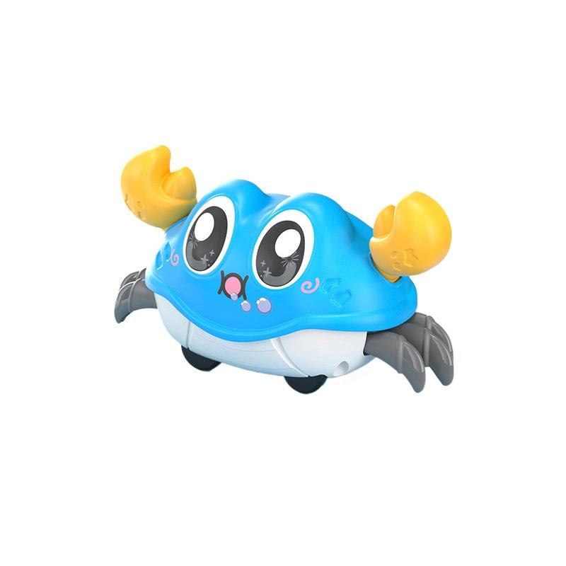 Инерционный ползающий краб, питомец, сенсорная игрушка для развития ребенка, мультяшный милый малыш, интерактивная игрушка для ходьбы Монтессори, подарок на 1, 2, 3 года