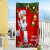 Christmas Beach Towel High Absorbency & Quick-Dry Comfortable Lightweight