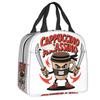 Custom Ballerina Capuchina Italian Brainrot Tung Tung Tung Sahur Lunch Bag Women Thermal Cooler Insulated Lunch Box for Student