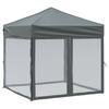 Foldable Party Tent with Side Walls Anthracite 2x2 m