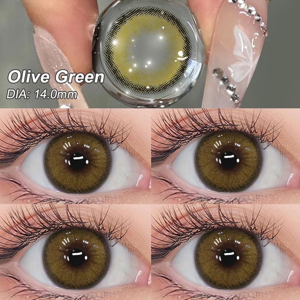 Magister Цветные линзы с диоптриями -1,00 ~-6,00 Линзы для близорукости Цветные контактные линзы с коррекционными линзами для глаз по рецепту для зрения