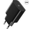 25W USB-C Fast Wall Charger for iPhone 17 Pro, iPhone 17 Pro Max, iPhone 16 Plus, iPhone 16 - Black