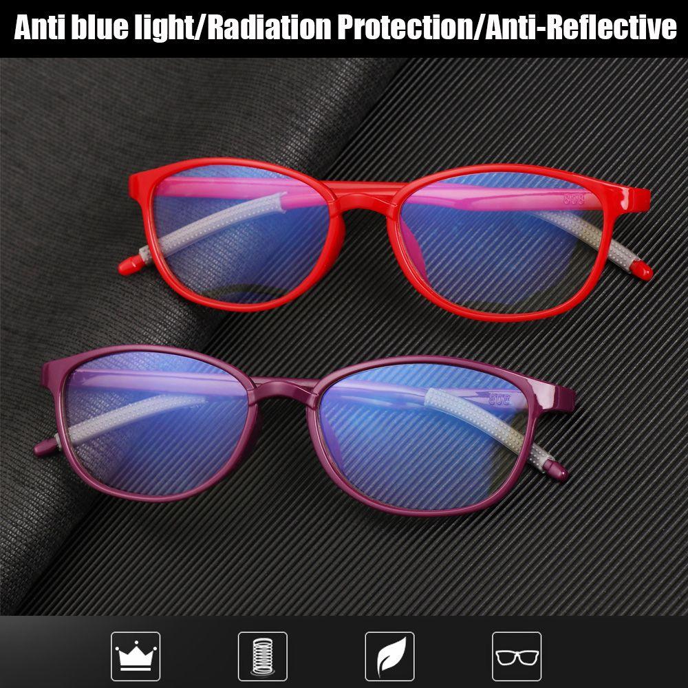 Portable Antifatigue Anti-Blue Light Eyeglasses Ultra Light Frame Reading Glasses Eye Protection