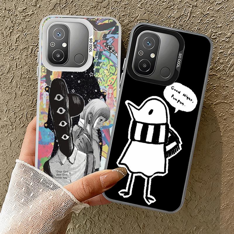 Ударопрочный чехол для телефона Oyasumi Punpun Anime для Xiaomi Poco X7 X6 X5 X3 Pro F7 Ultra M8 Redmi 15C 15 14C 13C 12C 10C 13 12 10