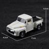 1:38 Classical Retro F100 Pickup, Alloy Model Car, Multiple Color, children metal car, boy's toy gift, car ornaments