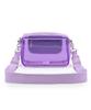 Official Shoulder Bag CLEAR PHONE Clear Lilac E/W CROSSBDY/1359 Women's