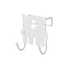 Door Iron Hooks No Drill For Cabinet Bathroom Storage Home Organization Tool