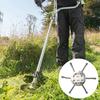 6 Inch Grass Trimmer Head Universal Steel Wire Trimmer Head Heavy-duty Weed Eater Blade for Brush Cutter Lawn Mower
