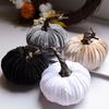 2025 Handmade Velvet Pumpkins Halloween Fall Harvest Vegetable Artificial Simulation Pumpkins Decoration For Garden Yard