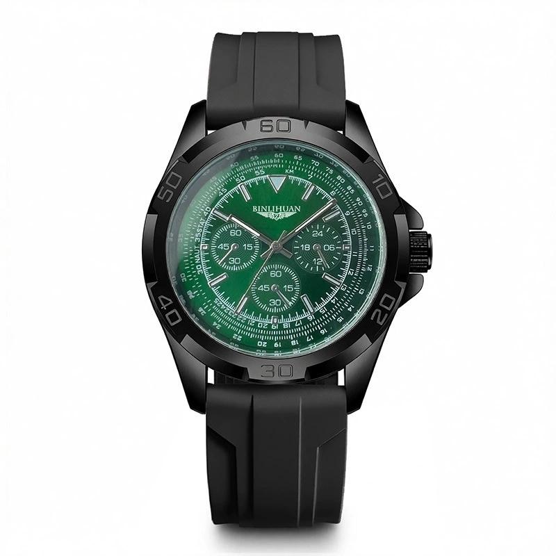 New Fashion Luxury Man High Quality Business Leather Watch Men Silicone Quartz Watches Students Sports Wristwatches Gifts Clock