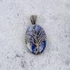 Tree Of Life Sodalite Pendant, Gemstone 999 Copper Wire Wrapped Jewelry Pendant, Handmade Jewelry Birthstone Pendant, Gift For Him