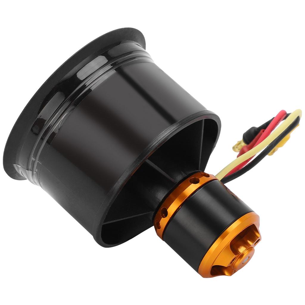 QXMotor 50 мм EDF 12 лопастей канальный вентилятор с бесщеточным двигателем QF26114600KV 34S для радиоуправляемого самолета(CCW )