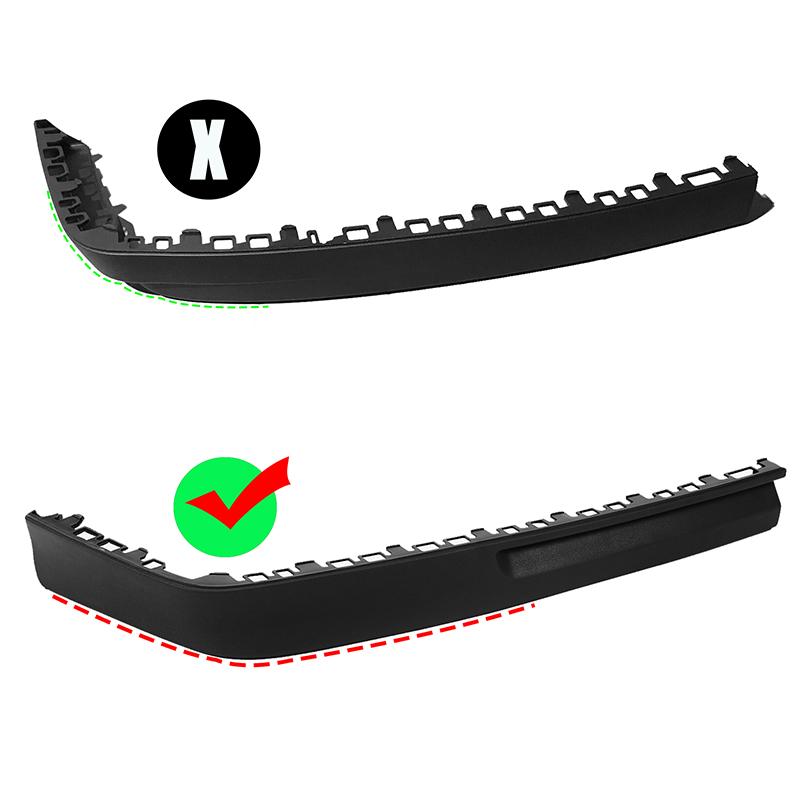 Рифмированный передний бампер, спойлер для губ, подбородка, спортивный сплиттер, подходит для VW Golf3 MK3 VR6 1993-1997, модификация автомобиля