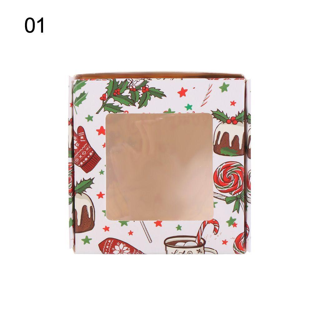 wedding supplies paper Multi-size kraft window package box gift box Christmas gifts box