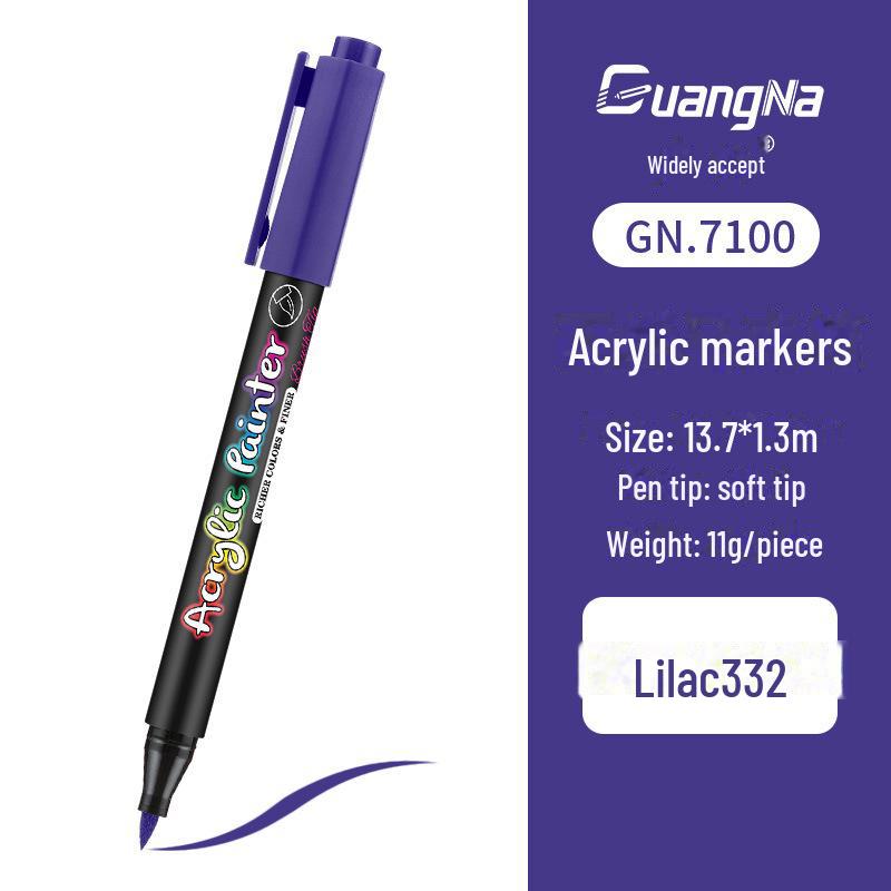 Acrylic Water-Based Paint Marker Pen for DIY, Graffiti, Body Painting - Soft Head Hand Account Painting Pen
