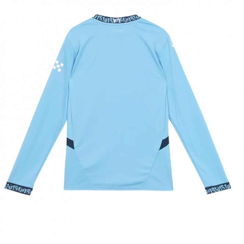 Puma Манчестер Сити 2024 25 Домашняя Ls Джерси Манчестер Сити Джерси с длинным рукавом